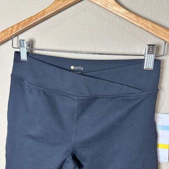 NWT ZELLA Lace Up Mesh Detail Leggings Running Tights Black size XL 14/16 - Picture 4 of 12